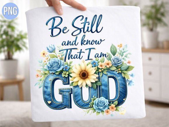 Be Still and Know That I Am God Floral: A Versatile Design for Faith-Based Creativity