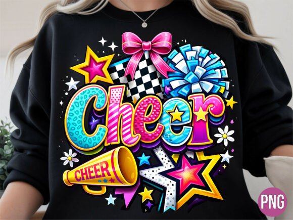 Cheerleading Cheer Squad Colorful PNG