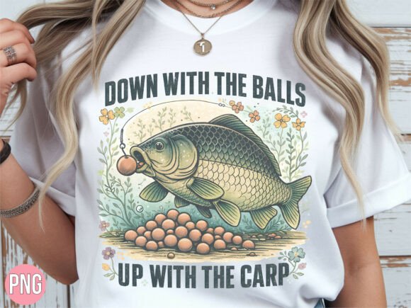 Down with the Balls Fishing Carp PNG: Elevating Your Creative Projects with High-Quality Digital Design