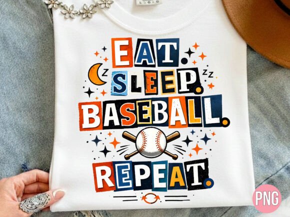 Eat Sleep Baseball Repeat Sports PNG: A Practical Guide for Digital Creators and POD Sellers