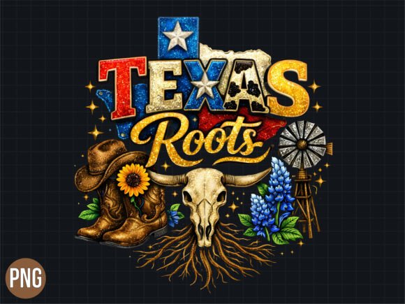 Elevating Brand Identity with the Texas Roots Western Cowboy Design PNG for Modern Creative Projects