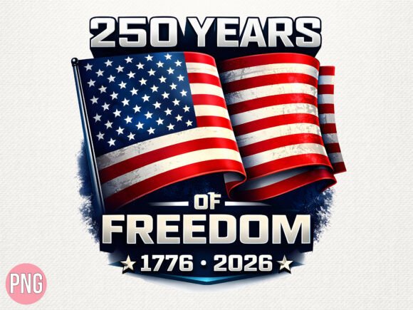 Evaluating the 250 Years of Freedom USA Flag PNG for Creative Projects