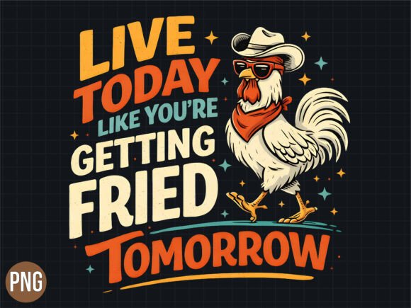 Evaluating the Live Today Like Getting Chicken PNG for Creative Projects