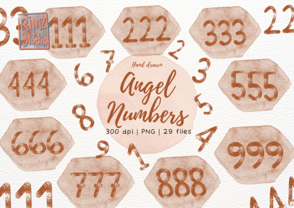Integrating Spiritual Aesthetics into Modern Design: The Rise of Angel Numbers and Aura Clipart Doodle