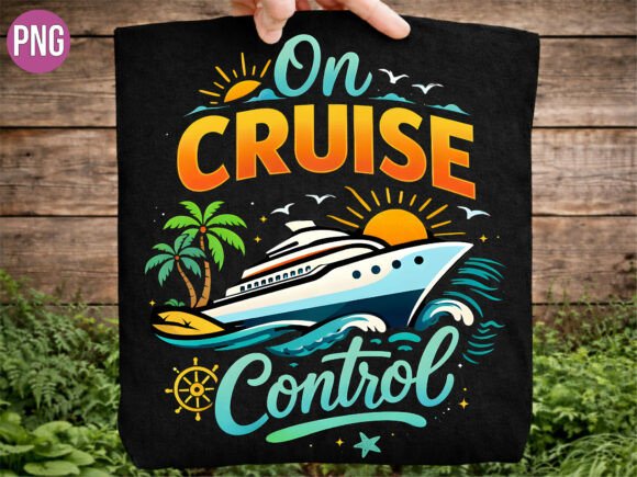 On Cruise Control Summer Vacation PNG