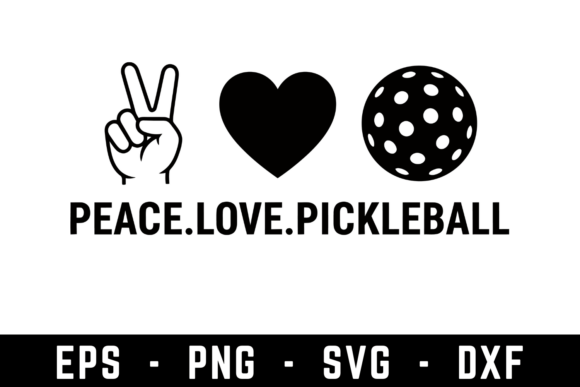 Peace Love Pickleballl Svg: Bringing Joy to Your Court and Craft Room