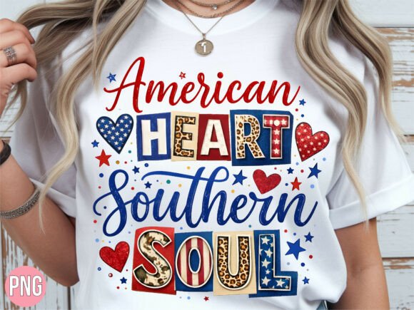 Strategic Branding with the American Heart Southern Soul Shirt PNG