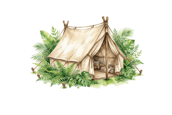 Unlocking Creative Potential with Safari Tent Camp PNG Cut Files